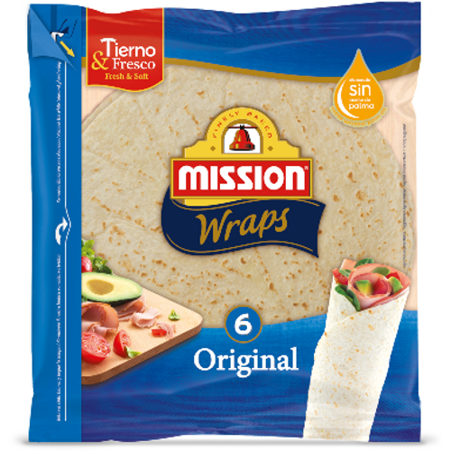 Mission tortilja wraps original 25cm 6kom 370g slika 1