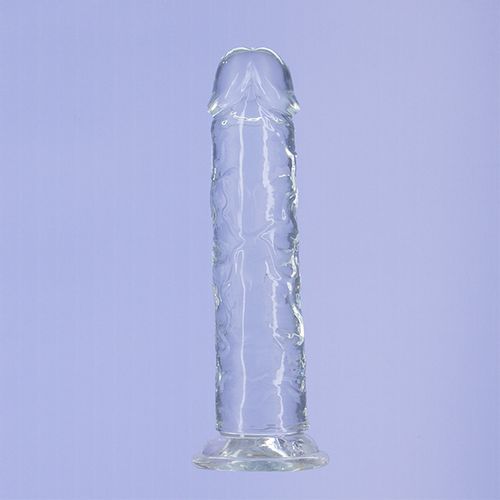 Dildo Addiction - Crystal, 20 cm, prozirni slika 4