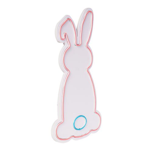 Wallity Ukrasna plastična LED rasvjeta, Rabbit - Pink, Blue slika 12