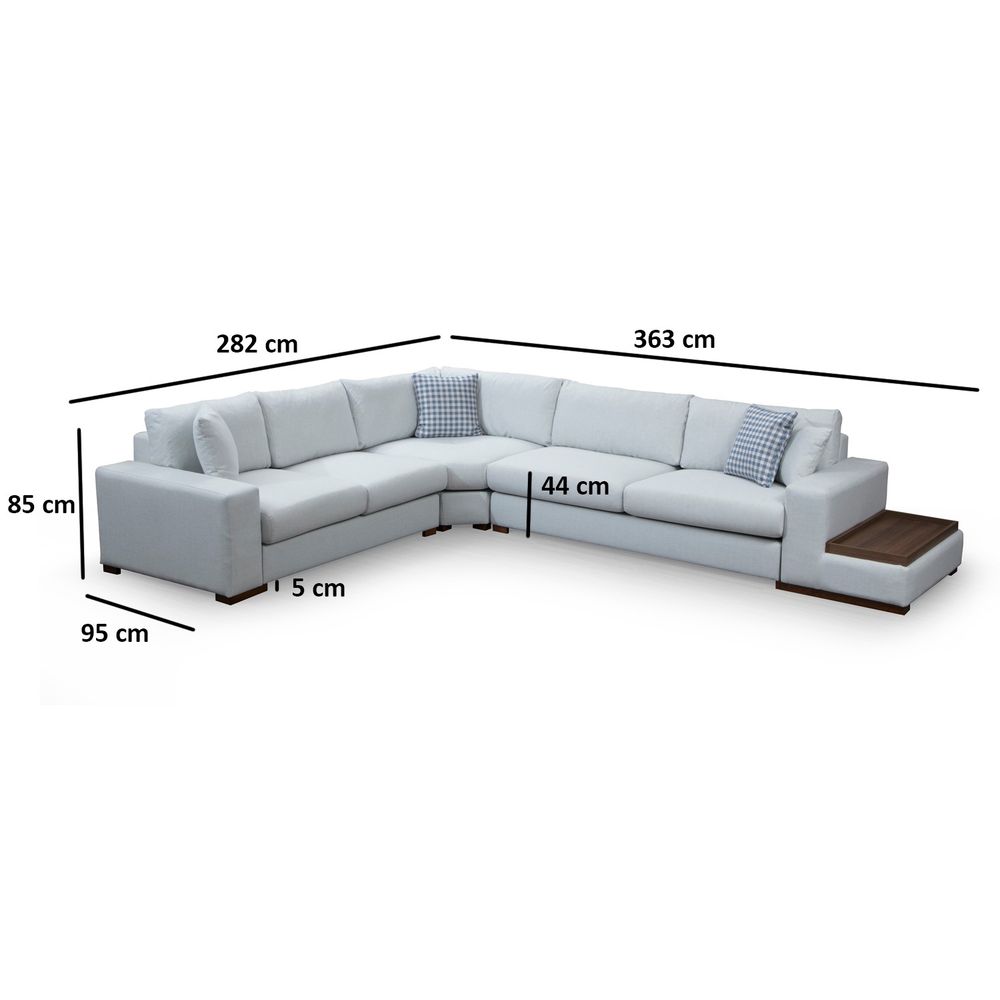 Bijela Ugaona Sofa Loop 21 slika 10