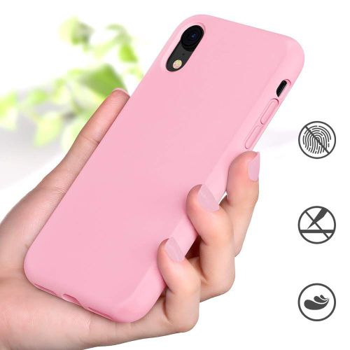 Silikonska maskica mekana fleksibilna za iPhone XR - pink slika 5