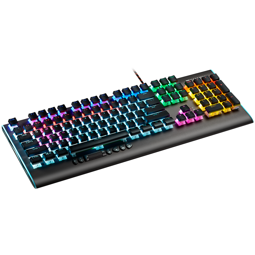 CANYON Interceptor GK-8 RGB EN Gaming Tastatura - Wired Tamno Siva slika 2