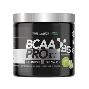 BCAA PRO 8:1:1 / 300GR BASIC SUPPLEMENTS -  Fresh Green Apple