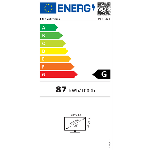 LG 49UH5N, UHD Signage, 500nits, 3xHDMI, DP, RS232 49UH5N-E.AEU slika 2