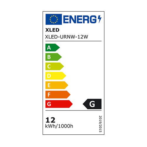 XLED URNW-12W Ugradni okrugli LED panel 4000K,900Lm,Fi170-140mm slika 2