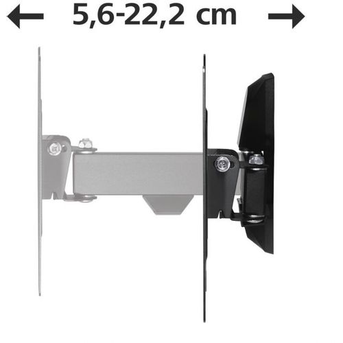 Hama LCD nosac, fullmotion, jedna ruka, 19"-48", crni  VESA 200x200 slika 3