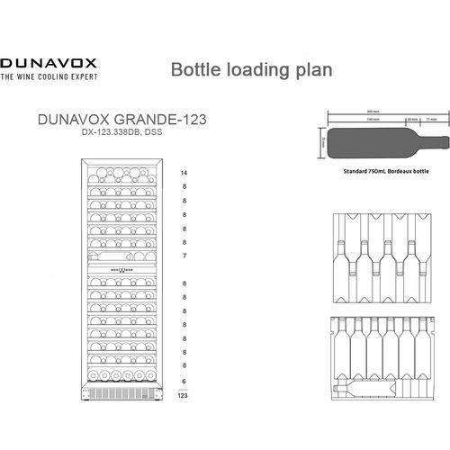 DX-123.338DSS DUNAVOX vinska vitrina slika 4