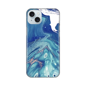 Torbica Silikonska Print za iPhone 15 Plus 6.7 Blue Marble