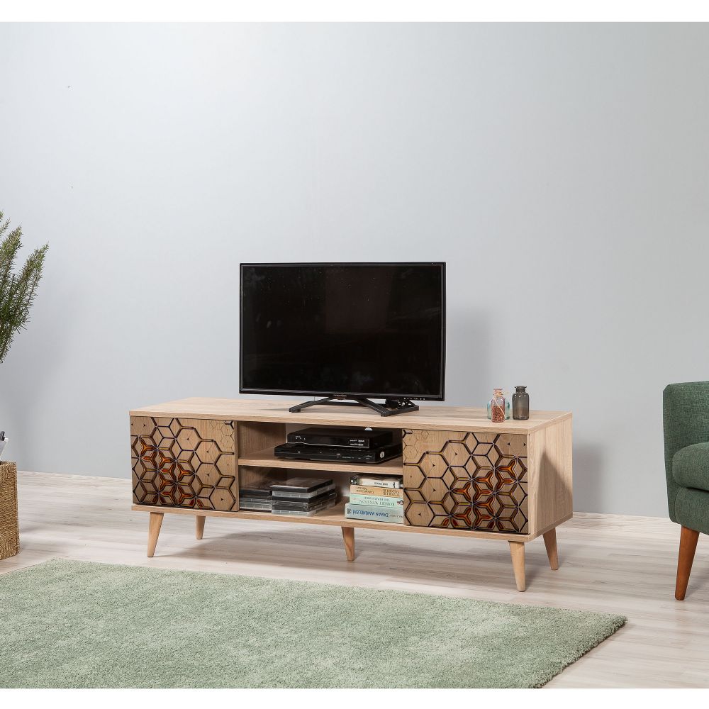 TV Stalak Truva-720 u Boji Sonoma Hrasta slika 1