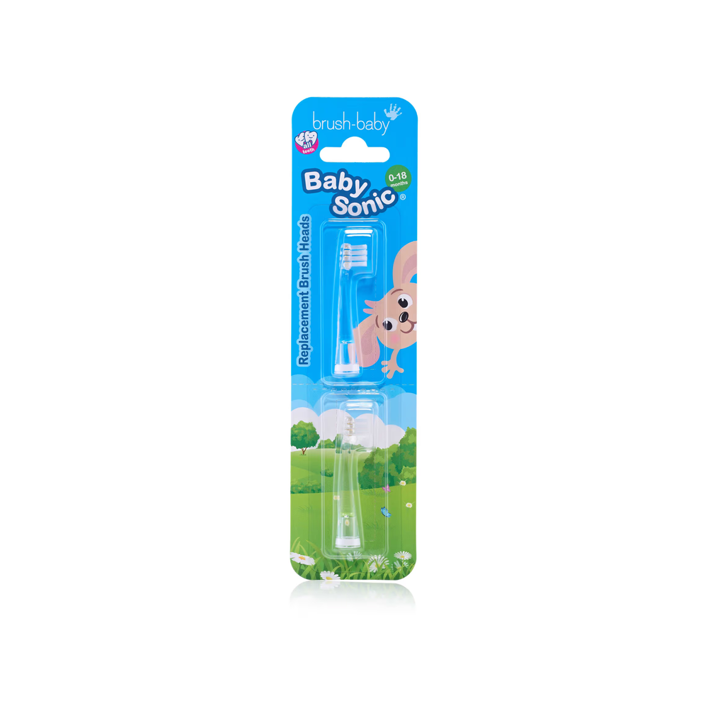 Brush-Baby Zamjenske četkice BabySonic 0-18 mjeseci, 2kom slika 1