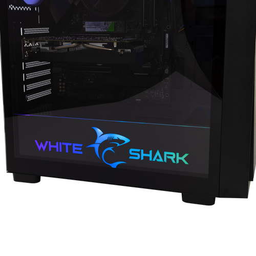 White Shark KUĆIŠTE GCC-2401 WARHEAD-3 CRNO / 4 Fans 12cm RGB slika 2