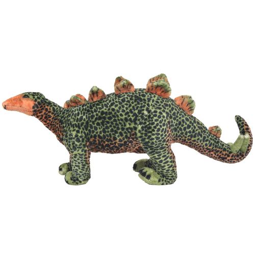 Stojeća plišana igračka stegosaur zeleno-narančasti XXL slika 2