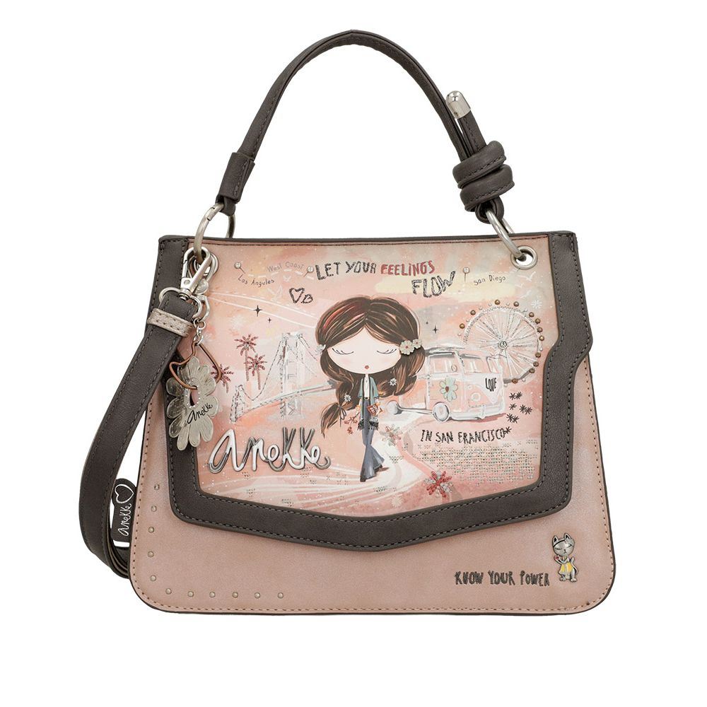 Torba fashion Anekke SS24 Peace&amp;Love pink M-28x22x10cm 38823-403 P20 NETTO slika 1