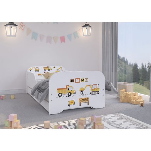 Dječji krevet sa ladicom + madrac – MIKI – GRADILIŠTE 160 X 80 - ODMAH DOSTUPNO! slika 1