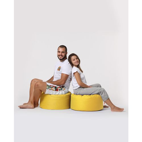 Atelier Del Sofa Round - Yellow Yellow Pouffe slika 2