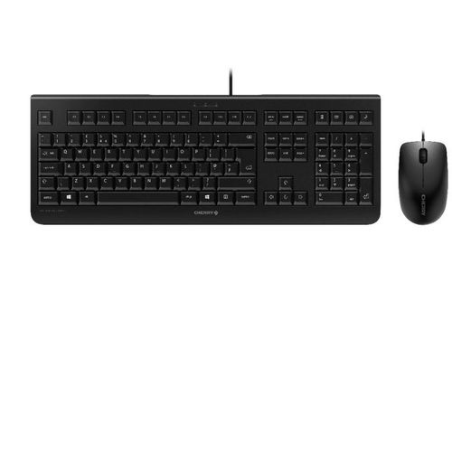 Cherry DC-2000 tastatura+miš, USB, crna slika 1