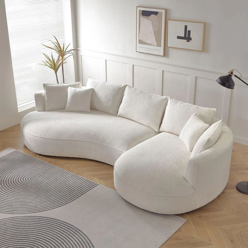 Ugaona Sofa Venedik Desna - bijela slika 3