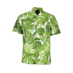 GANT MEN'S SHORT SLEEVE GREEN SHIRT