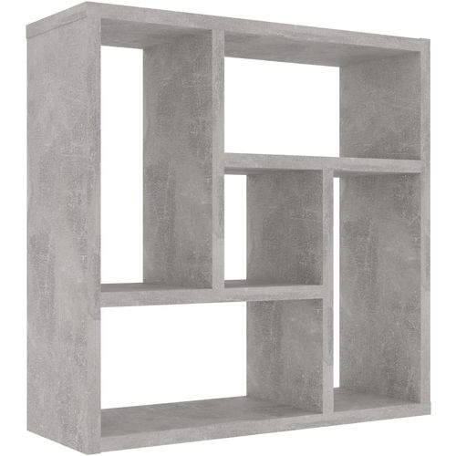 Zidna polica siva boja betona 45,1 x 16 x 45,1 cm od iverice slika 8