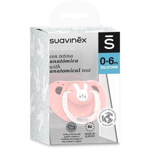 Suavinex Varalica Evolution Ana. S 0/6M Roze slika 3