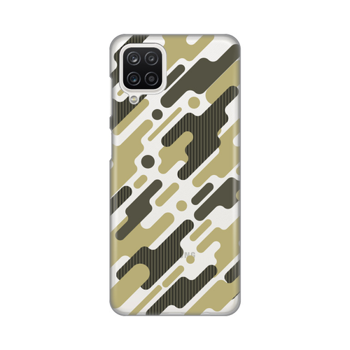 Torbica Silikonska Print Skin za Samsung A125F Galaxy A12 Army Pattern slika 1