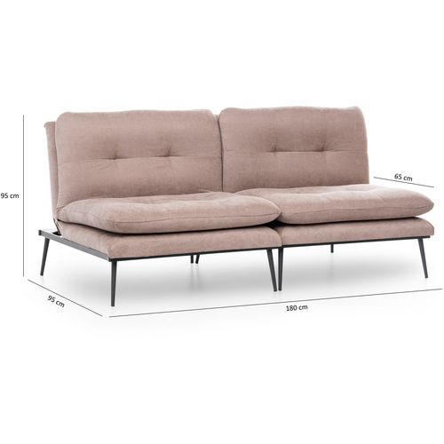 Atelier Del Sofa Trosjed na razvlačenje, Mink, Martin Sofabed - Mink GR121 slika 10