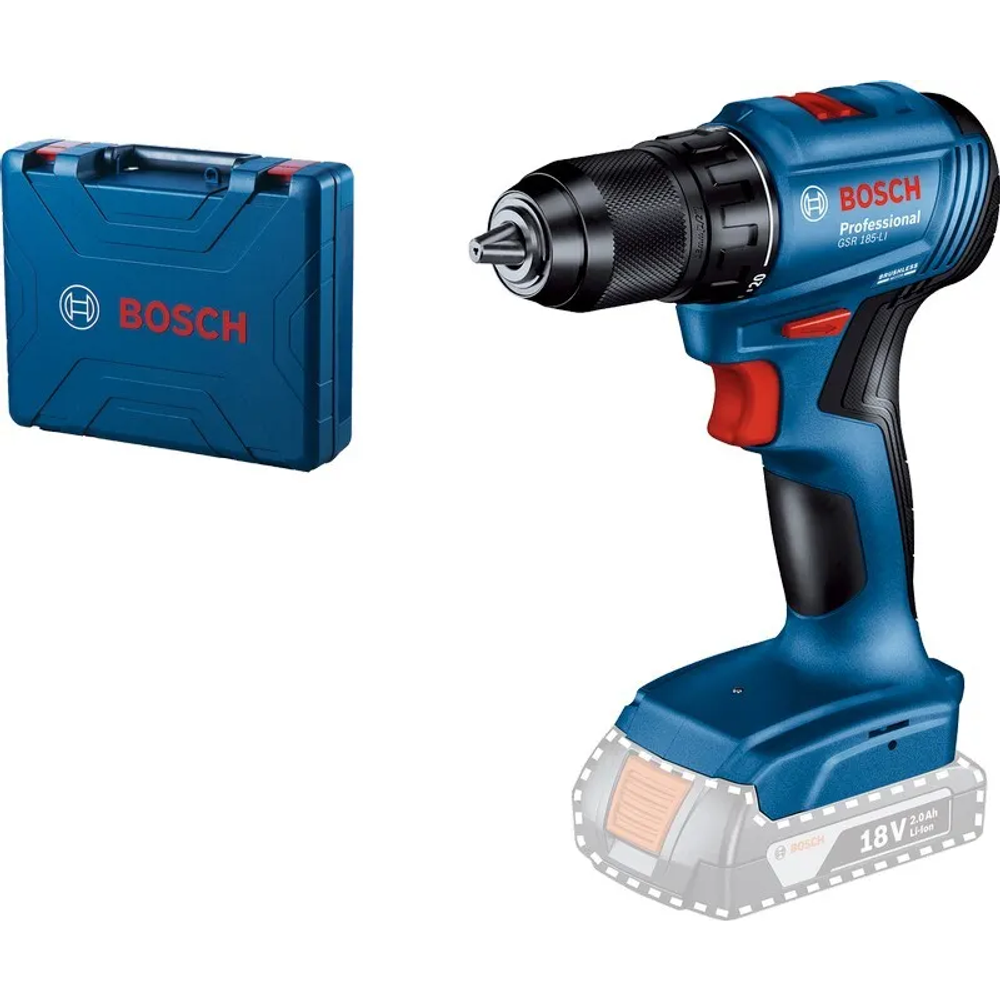 BOSCH Akumulatorska bušilica/odvijač GSR 185-Li Solo slika 1