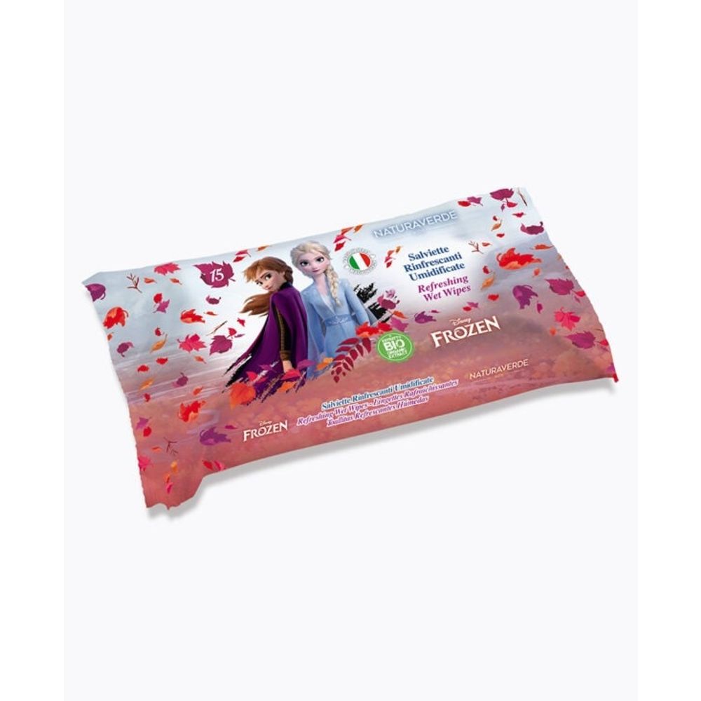 Naturaverde Kids Frozen 2 Osvježavajuće vlažne maramice 15 kom slika 1