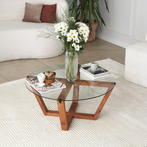 Lotus Wooden Coffee Table slika 6