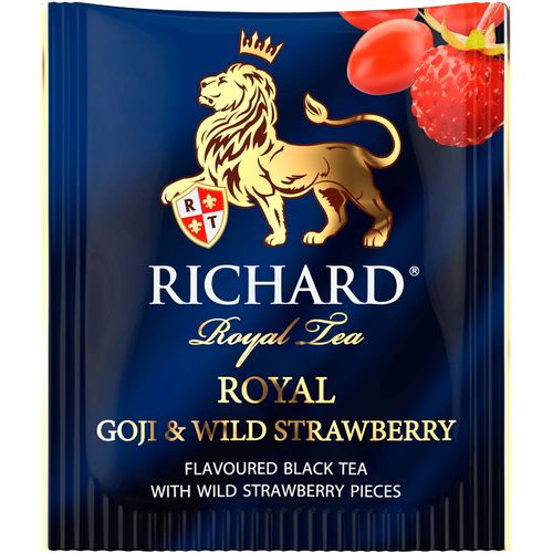 RICHARD Royal Goji & Wild Strawberry - Crni čaj sa hibiskusom i aromom jagode godži 25 x 1.7g 101618 slika 2