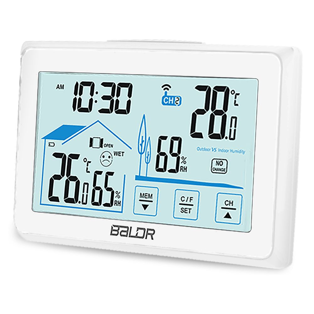 BD-910 bijela meteorološka stanica s zaslonom slika 3