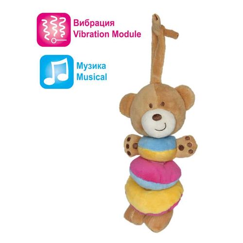 Amek plišana igračka Baby toy with laughter and vibration - Bear slika 1