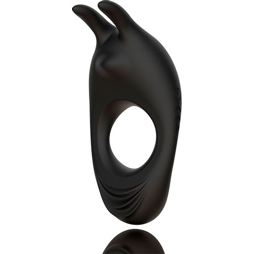 Vibracijski prsten za penis FeelzToys - Zeus, crni slika 3