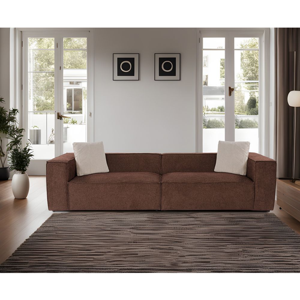 Lora L2-2R Braon Sofa za Četiri Osobe slika 2