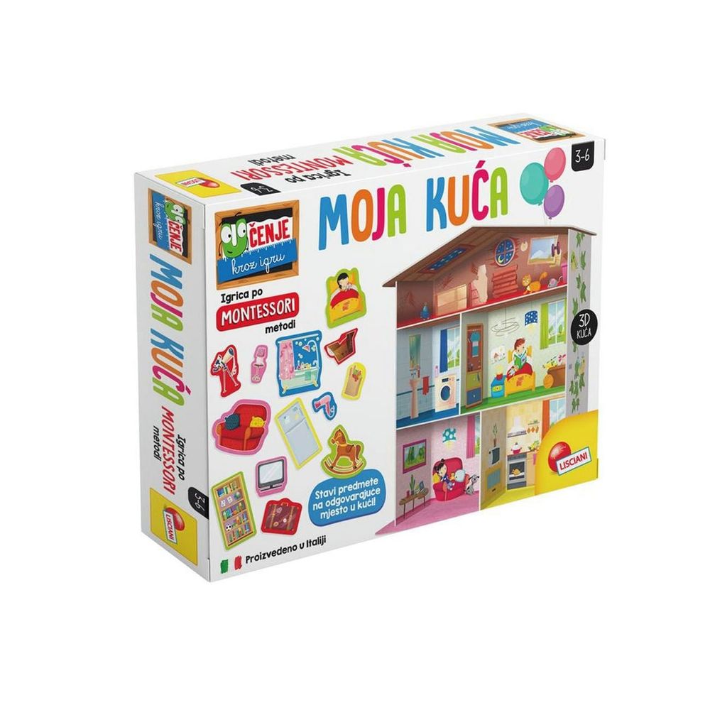 Lisciani Montessori Učenje kroz igru - Moja kuća slika 1
