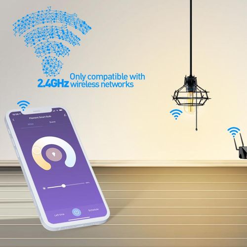 Tellur Smart WiFi filament bulb E27, 6W, white/warm, dimmer slika 6