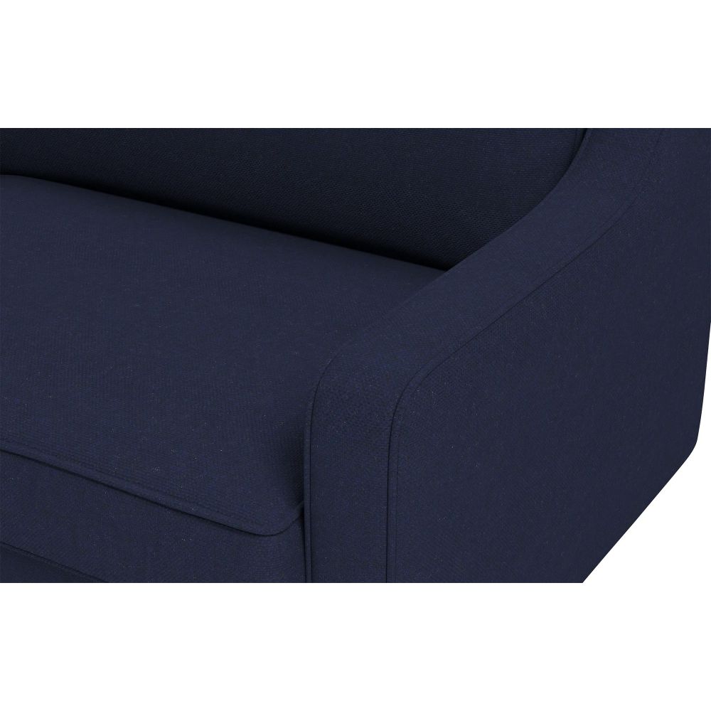 Fotelja Sofa Robin 1 - noćno plava orahova slika 3