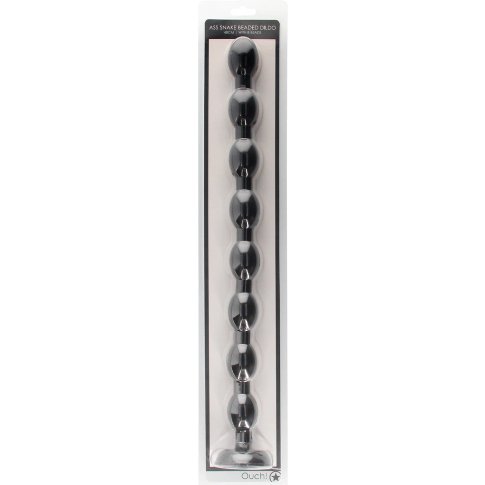 Joj! by Shots Ass Snake Beaded Dildo - 19 / 48 cm slika 2