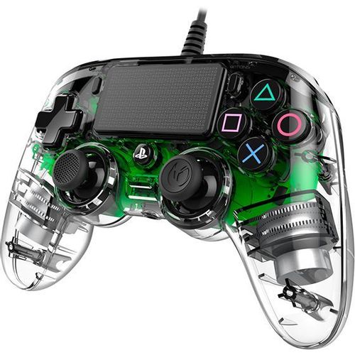 Bigben PS4 Nacon Compact Light Wired Controller prozirno-zeleni slika 9
