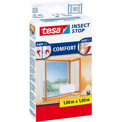 tesa  COMFORT  55667-00020-00    mreža protiv insekata    (Š x V) 1000 mm x 1000 mm  bijela  1 St. slika 1