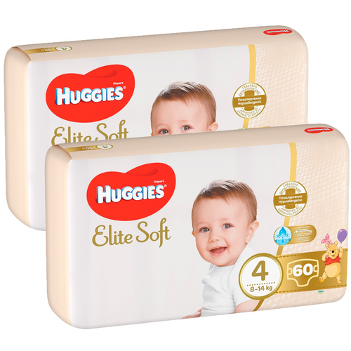 Huggies pelene  EliteSoft  Mega pakovanje Duo Pack slika 2