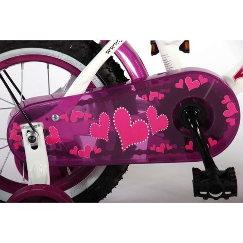 Dječji bicikl Heart Cruiser 12" bijelo/ljubičasti slika 6