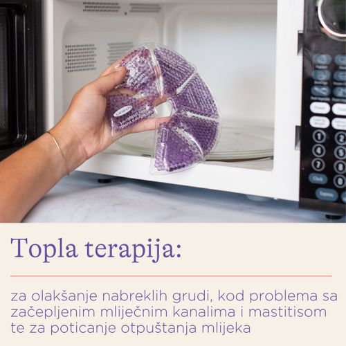 Lansinoh TheraPearl® 3u1 toplo - hladni oblog za prsa 2kom slika 3