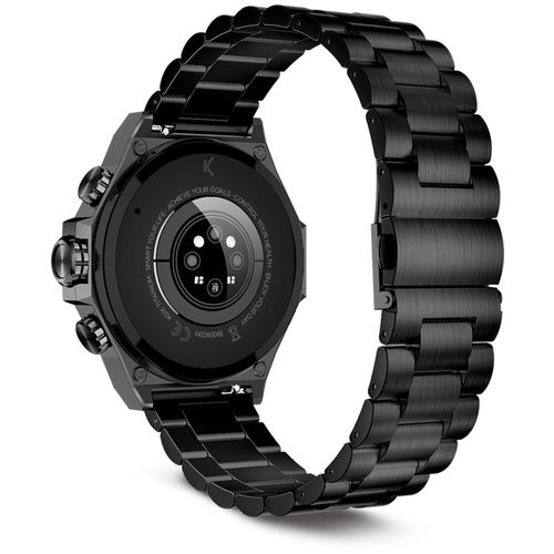 KSIX, smartwatch Titanium, AMOLED 1,43” zaslon, 2 remena, 5 dana aut., crni slika 4