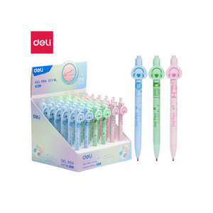 ROLER GEL DELI DEČIJI MUSIC 0,5mm plavi ispis EG17-BL