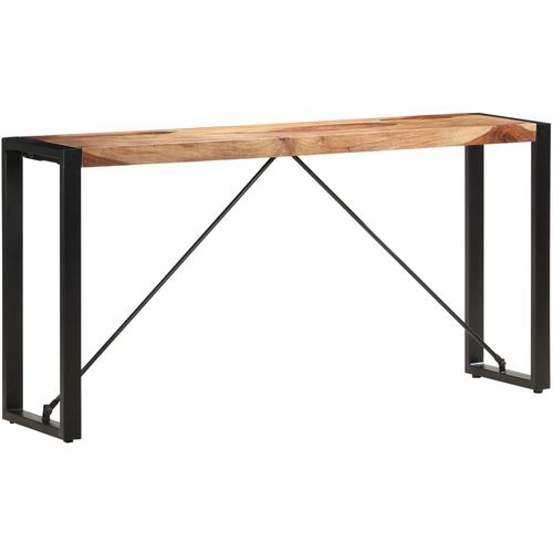 Konzolni stol 150 x 35 x 76 cm od masivnog drva šišama slika 42