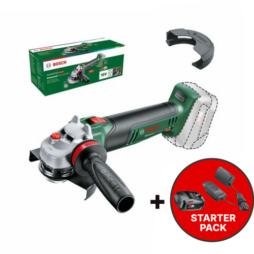 Bosch AdvancedGrind18V-80 solo alat - kutna brusilica  + Starter Set 18V Alliance – baterija PBA 18V 2,5 Ah + punjač AL 18V-20 W slika 1