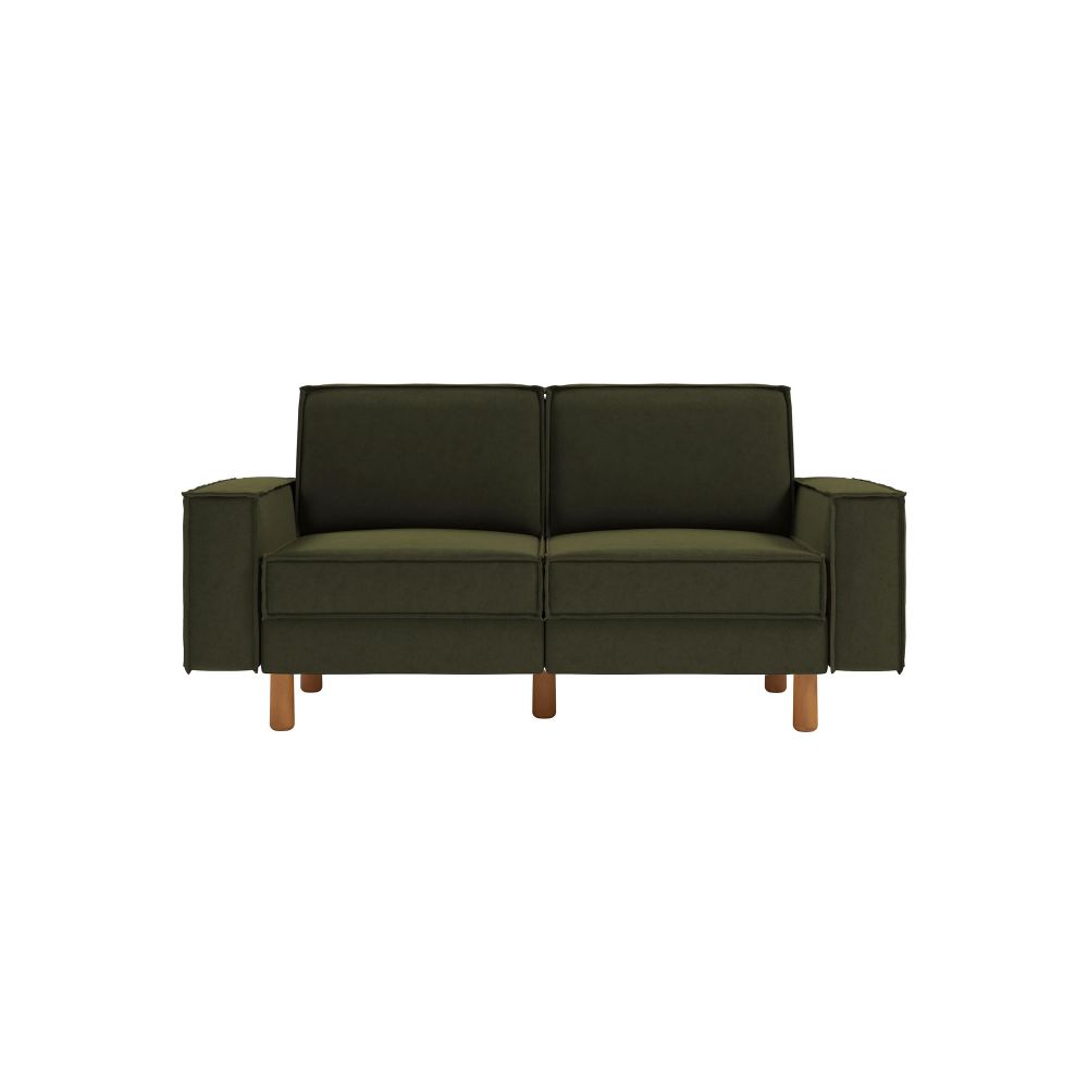 Dvosjed Sofa Sparrow 2 - boje: uljna zelena orah slika 2