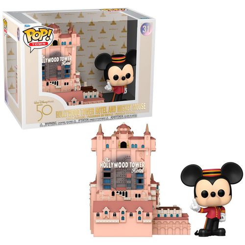 POP figure Walt Disney World 50th Anniversary Hollywood Tower Hotel and Mickey Mouse slika 3