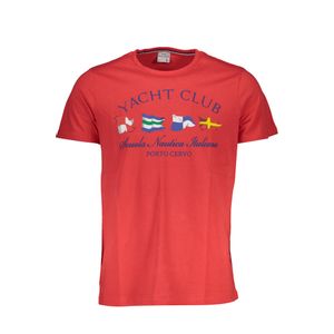 NAUTICAL SCHOOL T-SHIRT SHORT SLEEVE MAN RED